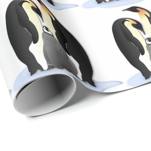 Penguin Geschenkpapier (Rolleneckpunkt)