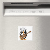 Penguin-Gitarrist Magnet (In Situ (Geschirrspüler))