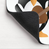 Penguin-Gitarrist Mousepad (Ecke)