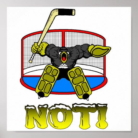 Penguin Goalie Poster (Vorne)