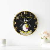 Penguin Gold Clock Große Wanduhr (Zuhause)