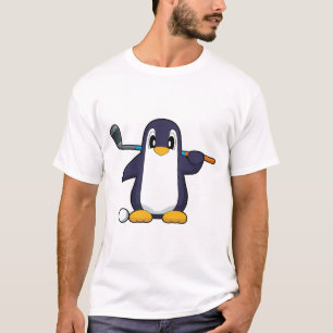 Penguin Golf Golfschläger T-Shirt