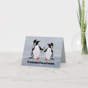 Penguin Graduation Cards Karte
