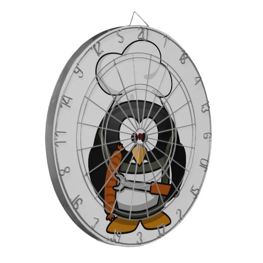 Penguin Grill Dartscheibe (Vorderseite Links)