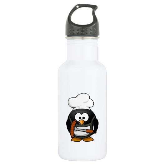 Penguin Grill Trinkflasche (Vorderseite)