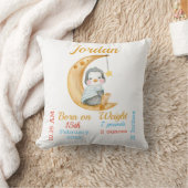 Penguin Half Moon Babystaates Kissen (Decke)