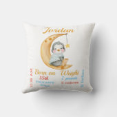 Penguin Half Moon Babystaates Kissen (Rückseite)