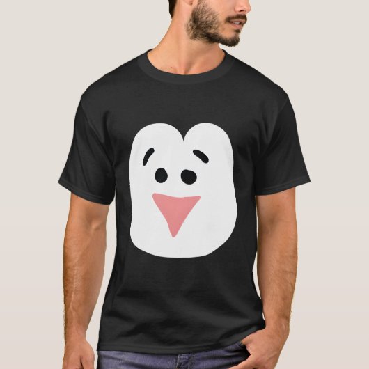 Penguin Halloween-Karneval T-Shirt (Vorderseite)