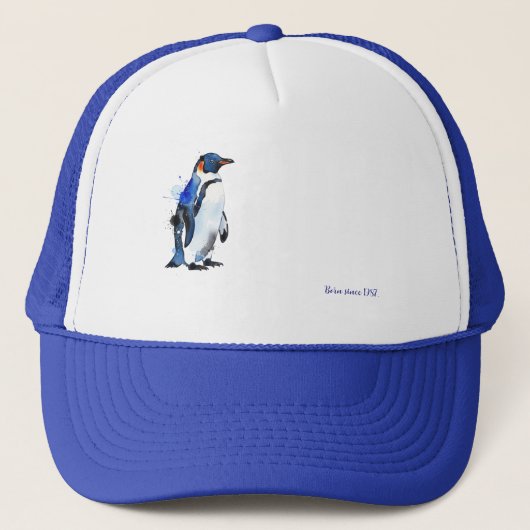 Penguin Hat Truckerkappe (Vorderseite)