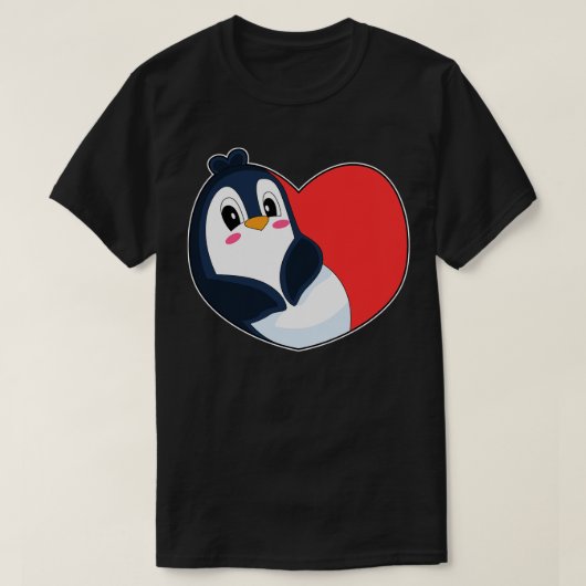 Penguin Heart T-Shirt (Design vorne)