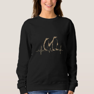 Penguin Heartbeat Tierhalter Zopinguine Sweatshirt