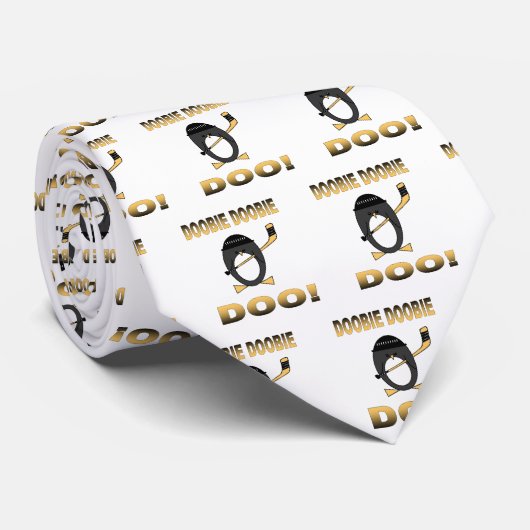 Penguin-Hockey-Krawatte Krawatte (Gerollt)