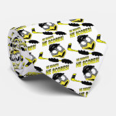 Penguin-Hockey-Krawatte Krawatte (Gerollt)