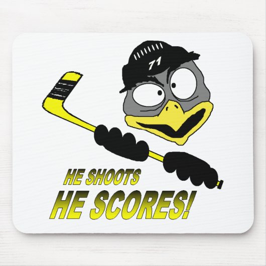 Penguin Hockey Mousepad (Vorne)