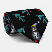 Penguin Holidays Mood Neck Tie Krawatte (Gerollt)