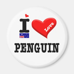 PENGUIN - I Liebe Magnet