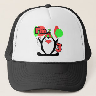 Penguin ich bin 3 Geburtstagsgeschenke Truckerkappe