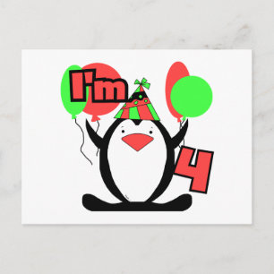 Penguin ich bin 4 Hemden und Geschenke Postkarte