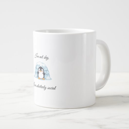 Penguin & Igloo Mug Jumbo-Tasse (Vorderseite Rechts)