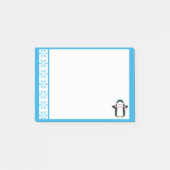 Penguin in aufgeblähter Form Post-it Klebezettel (Vorderseite)