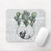 Penguin in Hammock Balloon Mousepad (Mit Mouse)
