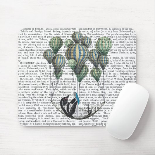 Penguin in Hammock Balloon Mousepad (Mit Mouse)