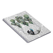 Penguin in Hammock Balloon Notizblock (Rechte Seite)