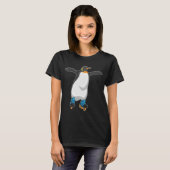 Penguin Inline skating Roller skates T-Shirt (Vorne ganz)