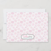 Penguin Invitation - Mädchen Geburtstag (Schneeflo Einladung (Rückseite)