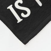 Penguin Is My Valentine Funny Bird V Day Cute Anim Fleecedecke (Ecke)