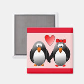 PENGUIN IST IN LIEBE MAGNET (Vorderseite/Rückseite)