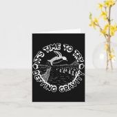 Penguin It's Time To Try Defying Gravity  Karte (Gelbe Blume)