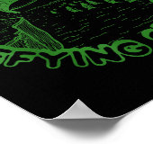 Penguin It's Time To Try Defying Gravity Poster (Ecke)