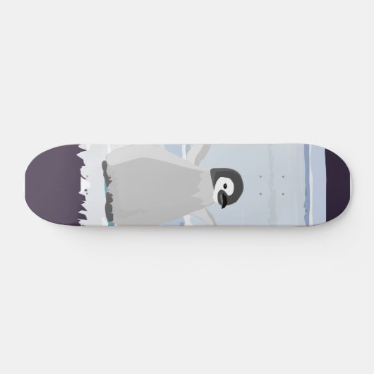 Penguin Kid Skateboard (Horizontal)