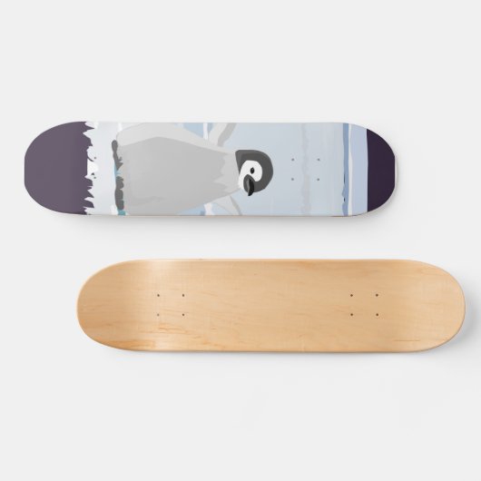Penguin Kid Skateboard (Horizontal)