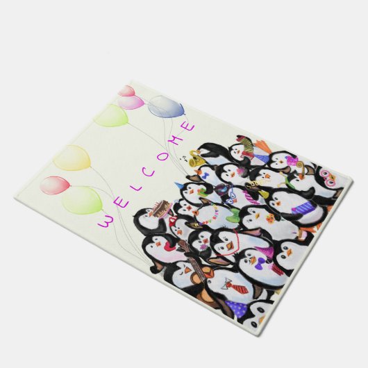 Penguin Kids Doormat Fußmatte (Schrägansicht)
