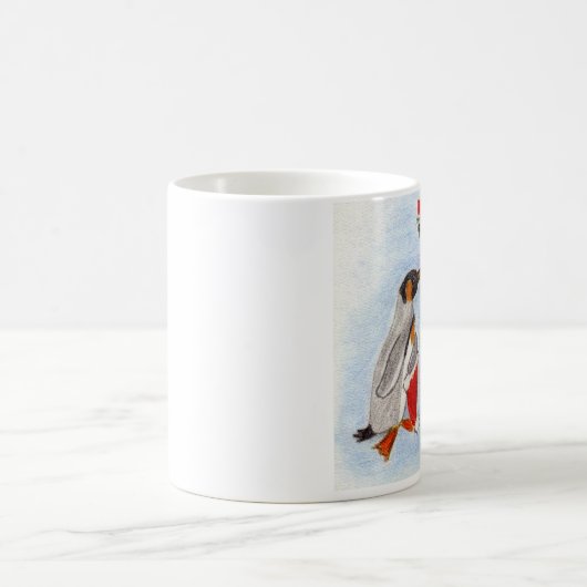 Penguin Kiss Tasse (Mittel)