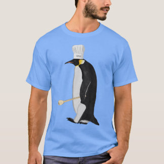 Penguin Kitchen Koch Hat Kochen Funny Bird T-Shirt