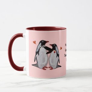 Penguin-Liebe-25. Jahrestag Tasse