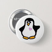 Penguin-Liebe Button (Vorne & Hinten)