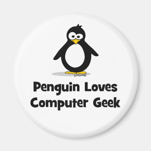 Penguin-Liebe-ComputerGeek Magnet