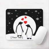 Penguin Liebe Couple Mousepad (Mit Mouse)