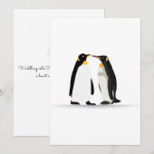 PENGUIN-LIEBE FEIERTAGSKARTE (Vorne/Hinten)