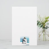 Penguin-Liebe-Küsse Briefpapier (Stehend Vorderseite)