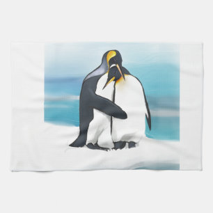 Penguin-Liebe-Küsse Küchentuch