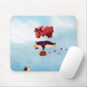 Penguin-Liebe Mousepad (Mit Mouse)