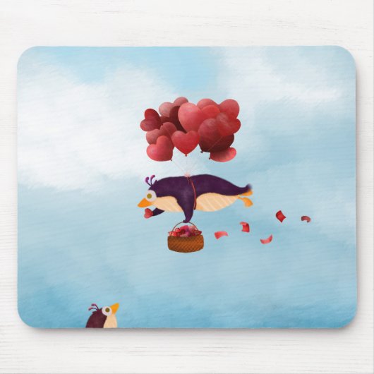 Penguin-Liebe Mousepad (Vorne)