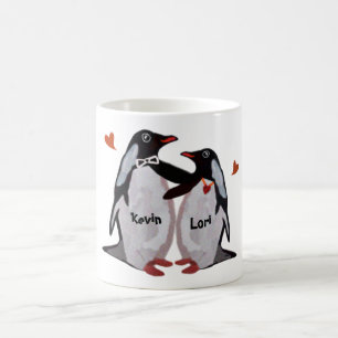 Penguin-Liebe-Paar-Tassen Kaffeetasse