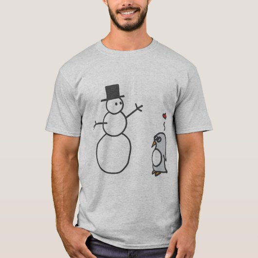 Penguin-Liebe T-Shirt (Vorderseite)