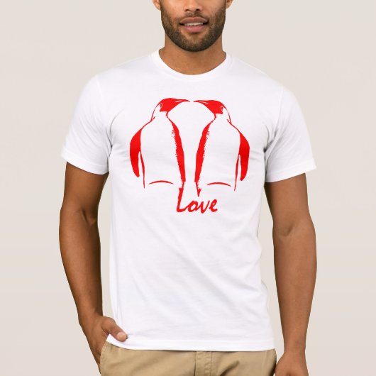 Penguin-Liebe T-Shirt (Vorderseite)